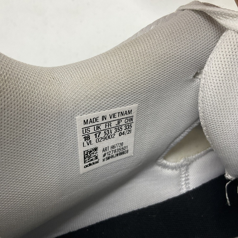 Adidas D.O.N Issue 3‎ Basketball Shoes Sneakers H67720 White Black Men Sz 18 - Picture 10 of 10